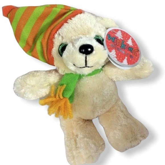 Winkeez Plush Boots the Bear 2017 Holiday Stuffed - Picture 1 of 7